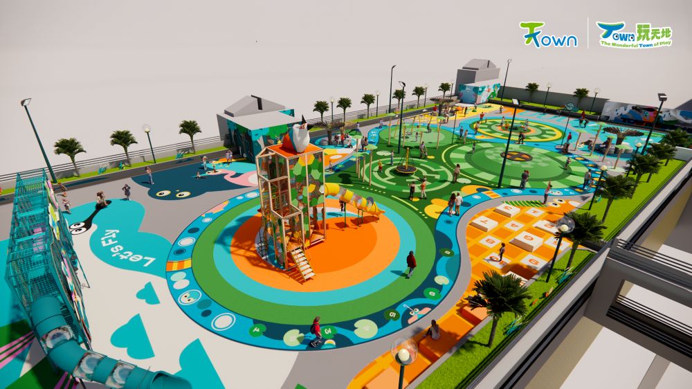 佔地逾32,000平方呎的「Town玩天地」，設七大區域