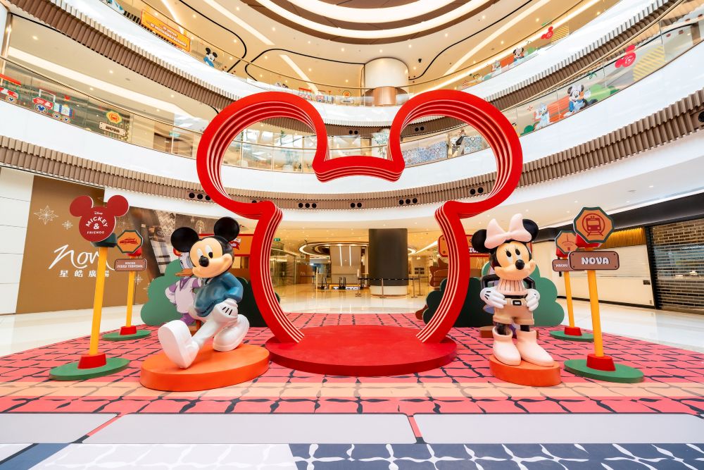 一起NOVA 一起Mickey & Friends 星皓廣場化身為「夢幻火車站」 和米奇與好友歡度聖誕