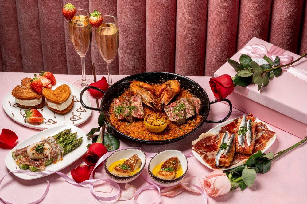 大館西班牙餐廳 1862 bar de tapas y vino 情人節呈獻 「愛情五部曲」限定套餐「1862 menu for the lovers」 以五道佳餚讓味蕾見證由邂逅至蜜月的浪漫章節